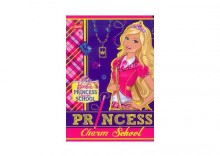 Zeszyt Barbie A5 w 3 linie 16 kartek Princess Charm School