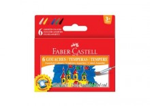 Farby tempery Faber-Castell 15ml 6 kolorw FC161106
