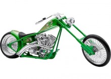 Model motocykla Custon Bike Racing zielony