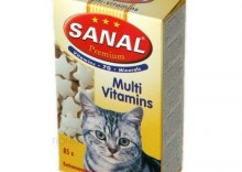 SANAL Premium Multi Vitamins tabletki z drożdżami dla kota