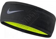 Ciepa opaska biegowa na gow - Nike Cold Weather Headband, kolor: czarny/fluorescencyjny ty