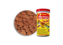 Tropical Mini Wafers Colour wybarwiajcy pokarm w formie wafelkw dla ryb dennych i skorupiakw 500g