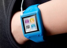 SwitchEasy Ticker Blue -Opaska i folia iPod Nano 6