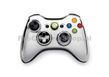 Microsoft Xbox 360 Wireless Controller, chrome silver (Special edition)