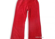 Spodnie sztruksowe EMMA czerwone rozmiar 140