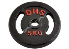 Obcienie eliwne czarne DHS 5kg - 5kg