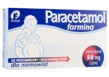 Paracetamol Farmina czop.doodbyt. 0,05 g 10 czop. (blist.)