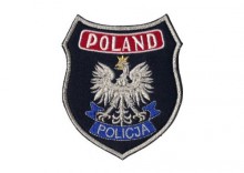 Naszywka dua POLAND POLICJA granatowa