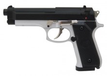 Pistolet ASG HW M92F Silver/Black