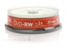 DVD-RW TDK 1.4GB MINI (10 CAKE)