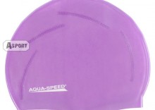 Czepek z silikonu E-TYPE fioletowy Aqua-Speed