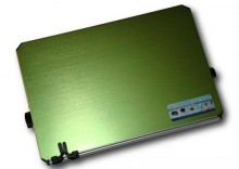 KP17 Stolik pod Notebook/Laptop aluminiowy-ZIELONY