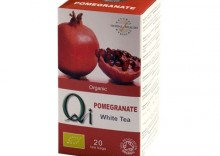 Qi Teas - eko herbata BIAŁA z owocem GRANATU 20szt
