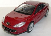 PEUGEOT 407 COUPE METALOWY MODEL WELLY 1:24