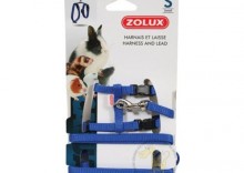 Zolux 207102 Szelki i smycz dla szczura S kolor niebieski