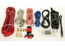 COMPLETE WIRING SET FOR 60W CAR AMPLIFIER AND SPEAKERS