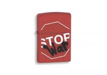 Zapalniczka Zippo Stop War Red Matte Z28140