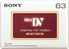 Kaseta wideo Sony mini-DV HD DVM63HDV