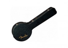 FENDER Standard Banjo Hardshell Case, Black - futera na banjo
