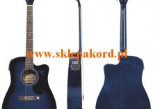 Gitara elektroakustyczna Cutaway D10-CE przd niebieski Tenson