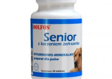 DOLFOS Senior - preparat mineralno - witaminowy dla starszych psw 90tab