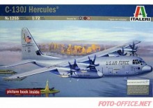 Model do sklejania samolotu C-130J Hercules (Italeri 1255, skala 1:72) - SZYBKA REALIZACJA
