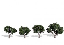 Drzewo liciaste 5,08-7,62cm / 4szt. WoodlandScenics TR3505