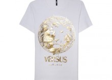 Versus Versace Tshirt z nadrukiem biay