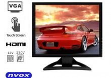 NVOX MPC1550T Monitor dotykowy LCD 15" cali VGA HDMI 12V 230V