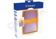 Verbatim Store n Go USB 2.0 Portable Hard Drive 320GB rowy
