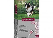 Advantix Spot-On dla psa 10-25kg - roztwr przeciwko pchom i kleszczom - 1 pipeta w opakowaniu