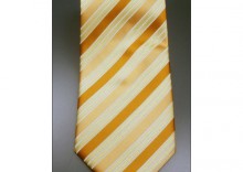 Krawat mski, odcienie pomaraczy - KR010