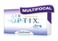 Soczewki kontaktowe Johnson & Johnson Air Optix Aqua Multifocal, 3 szt