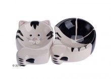 Bernina podwjna miska ceramiczna dla kota - 0,12 l i 0,2 l