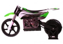 Model elektryczny 1:4 motocykl Burstout zielony 2,4gHz