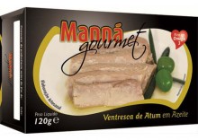 Ventresca portugalskie brzuszki z tuczyka w oliwie 120g Mann GOURMET