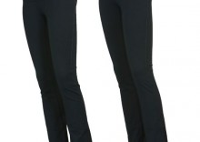 spodnie fitness damskie REEBOK BOOTCUT PANT-R black/glacier blue