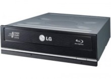 LG nagrywarka Blu-ray BD-R 10x, 16x DVD+/-, Light Scribe, czarna, bulk