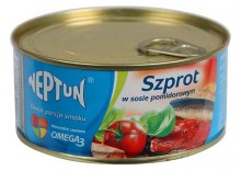 NEPTUN 300g Szprot popularny w sosie pomidorowym