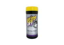 URINE OFF Cat Litter Box Wipes - wilgotne chusteczki do usuwania brudu i nieprzyjemnych zapachw 35szt