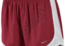 Oddychajce spodenki dla kobiet - Nike New Tempo Short, kolor: czerwony/biay