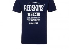 Redskins AURAC Tshirt z nadrukiem niebieski