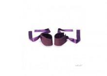 Lelo - Jedwabne Kajdanki - Etherea Silk Cuffs Purple