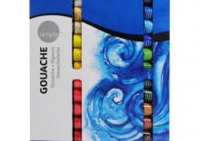Komplet farb gwaszy Simply Gouache (24 kolory x 12ml)