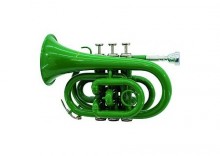 Dimavery TP-300 Bb Pocket Trumpet, green