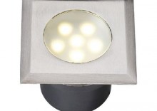 Lampa wodoszczelna pokadowa LED LEDA wiato biae ciepe , kolor srebrny