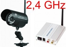 Kamera bezprzewodowa 2,4 GHz , wewnętrzna / zewnętrzna DZIEŃ/NOC, MDK-823T